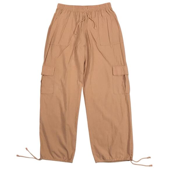 skims Pants - Skims Kim Kardashian Cover Up Cargo Pants Large L Ochre Baggy Oversized K NEW!